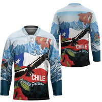 Chile Fiestas Patrias Hockey Jersey Andean Condor Andes Mountains - Wonder Print Shop