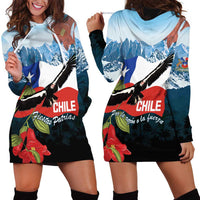 Chile Fiestas Patrias Hoodie Dress Andean Condor Andes Mountains - Wonder Print Shop