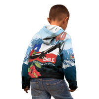Chile Fiestas Patrias Kid Hoodie Andean Condor Andes Mountains - Wonder Print Shop