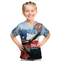 Chile Fiestas Patrias Kid T Shirt Andean Condor Andes Mountains - Wonder Print Shop