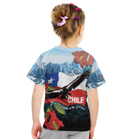 Chile Fiestas Patrias Kid T Shirt Andean Condor Andes Mountains - Wonder Print Shop