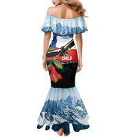 Chile Fiestas Patrias Mermaid Dress Andean Condor Andes Mountains - Wonder Print Shop