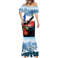 Chile Fiestas Patrias Mermaid Dress Andean Condor Andes Mountains - Wonder Print Shop