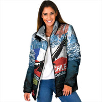 Chile Fiestas Patrias Padded Jacket Andean Condor Andes Mountains - Wonder Print Shop