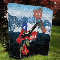 Chile Fiestas Patrias Quilt Andean Condor Andes Mountains - Wonder Print Shop
