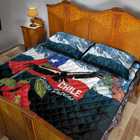 Chile Fiestas Patrias Quilt Bed Set Andean Condor Andes Mountains - Wonder Print Shop
