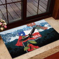 Chile Fiestas Patrias Rubber Doormat Andean Condor Andes Mountains - Wonder Print Shop