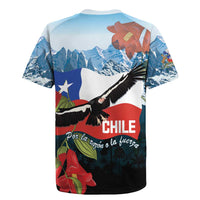 Chile Fiestas Patrias Rugby Jersey Andean Condor Andes Mountains - Wonder Print Shop