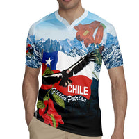 Chile Fiestas Patrias Rugby Jersey Andean Condor Andes Mountains - Wonder Print Shop