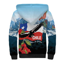 Chile Fiestas Patrias Sherpa Hoodie Andean Condor Andes Mountains - Wonder Print Shop