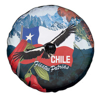 Chile Fiestas Patrias Spare Tire Cover Andean Condor Andes Mountains - Wonder Print Shop