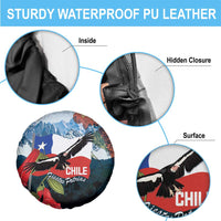 Chile Fiestas Patrias Spare Tire Cover Andean Condor Andes Mountains - Wonder Print Shop