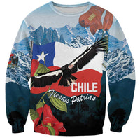 Chile Fiestas Patrias Sweatshirt Andean Condor Andes Mountains - Wonder Print Shop