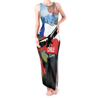 Chile Fiestas Patrias Tank Maxi Dress Andean Condor Andes Mountains - Wonder Print Shop