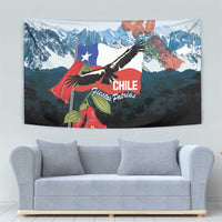 Chile Fiestas Patrias Tapestry Andean Condor Andes Mountains - Wonder Print Shop