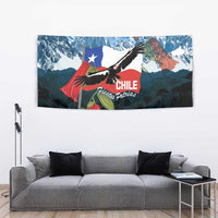 Chile Fiestas Patrias Tapestry Andean Condor Andes Mountains - Wonder Print Shop