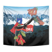 Chile Fiestas Patrias Tapestry Andean Condor Andes Mountains - Wonder Print Shop