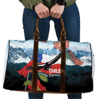 Chile Fiestas Patrias Travel Bag Andean Condor Andes Mountains - Wonder Print Shop