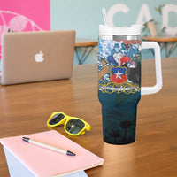 Chile Fiestas Patrias Tumbler With Handle Andean Condor Andes Mountains - Wonder Print Shop