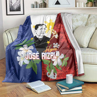 Philippines Rizal Day Blanket Filipino Sampaguita Grunge Style - Wonder Print Shop