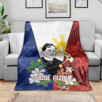 Philippines Rizal Day Blanket Filipino Sampaguita Grunge Style - Wonder Print Shop