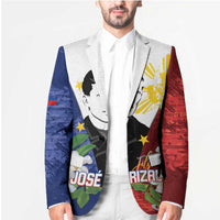 Philippines Rizal Day Blazer Filipino Sampaguita Grunge Style - Wonder Print Shop
