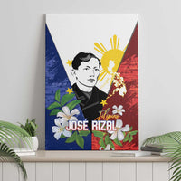 Philippines Rizal Day Canvas Wall Art Filipino Sampaguita Grunge Style - Wonder Print Shop