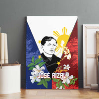 Philippines Rizal Day Canvas Wall Art Filipino Sampaguita Grunge Style - Wonder Print Shop