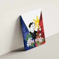 Philippines Rizal Day Canvas Wall Art Filipino Sampaguita Grunge Style - Wonder Print Shop