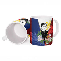 Philippines Rizal Day Ceramic Mug Filipino Sampaguita Grunge Style - Wonder Print Shop