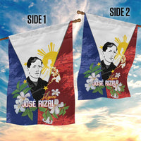Philippines Rizal Day Garden Flag Filipino Sampaguita Grunge Style - Wonder Print Shop