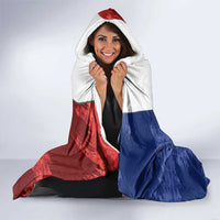 Philippines Rizal Day Hooded Blanket Filipino Sampaguita Grunge Style - Wonder Print Shop
