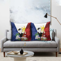 Philippines Rizal Day Pillow Cover Filipino Sampaguita Grunge Style - Wonder Print Shop