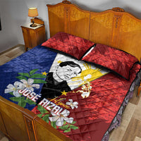 Philippines Rizal Day Quilt Bed Set Filipino Sampaguita Grunge Style - Wonder Print Shop