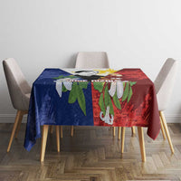 Philippines Rizal Day Tablecloth Filipino Sampaguita Grunge Style - Wonder Print Shop