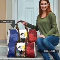 Philippines Rizal Day Travel Bag Filipino Sampaguita Grunge Style - Wonder Print Shop