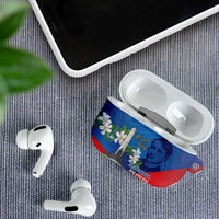 Philippines Rizal Day AirPods Case Filipino Motto Stella Polynesian Pattern - Wonder Print Shop