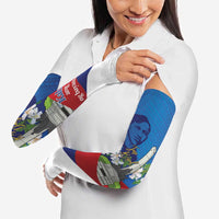 Philippines Rizal Day Arm Sleeves Filipino Motto Stella Polynesian Pattern - Wonder Print Shop