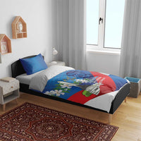 Philippines Rizal Day Bedding Set Filipino Motto Stella Polynesian Pattern - Wonder Print Shop