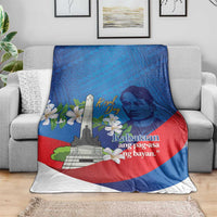 Philippines Rizal Day Blanket Filipino Motto Stella Polynesian Pattern - Wonder Print Shop