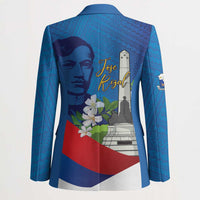 Philippines Rizal Day Blazer Filipino Motto Stella Polynesian Pattern - Wonder Print Shop
