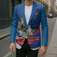 Philippines Rizal Day Blazer Filipino Motto Stella Polynesian Pattern - Wonder Print Shop