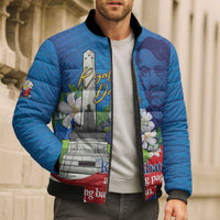 Philippines Rizal Day Bomber Puffer Jacket Filipino Motto Stella Polynesian Pattern - Wonder Print Shop
