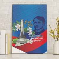Philippines Rizal Day Canvas Wall Art Filipino Motto Stella Polynesian Pattern - Wonder Print Shop