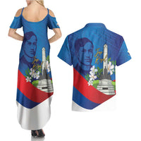 Philippines Rizal Day Couples Matching Summer Maxi Dress and Hawaiian Shirt Filipino Motto Stella Polynesian Pattern - Wonder Print Shop