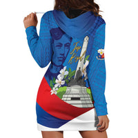 Philippines Rizal Day Hoodie Dress Filipino Motto Stella Polynesian Pattern - Wonder Print Shop
