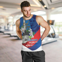 Philippines Rizal Day Men Tank Top Filipino Motto Stella Polynesian Pattern - Wonder Print Shop