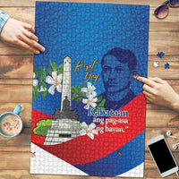 Philippines Rizal Day Puzzle Filipino Motto Stella Polynesian Pattern - Wonder Print Shop