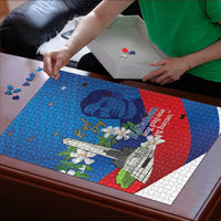 Philippines Rizal Day Puzzle Filipino Motto Stella Polynesian Pattern - Wonder Print Shop