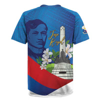 Philippines Rizal Day Rugby Jersey Filipino Motto Stella Polynesian Pattern - Wonder Print Shop